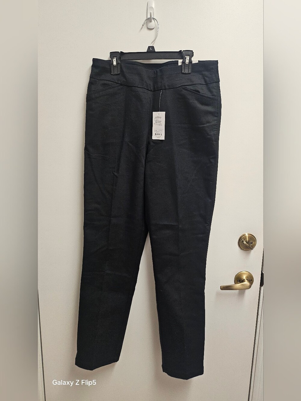 Croft & Barrow Black Ankle Pull-On Jeans